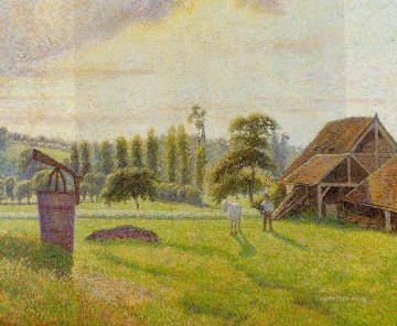 地味なシーン Painting - エラニーのレンガ造り 1888 カミーユ・ピサロの風景